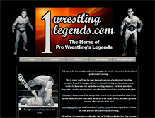 Tablet Screenshot of 1wrestlinglegends.com